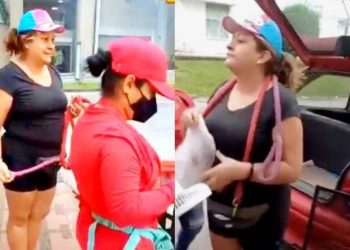 ¡Insólito! Mujer tiró excremento a vendedoras ambulantes en Villavicencio