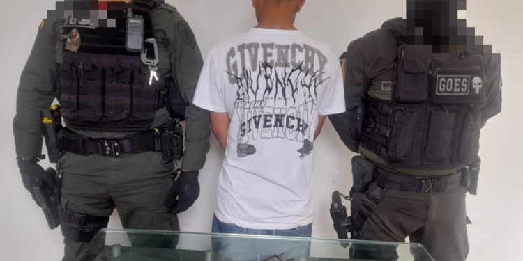 Capturado menor de 14 años con un revólver en el barrio Recreo de Villavicencio