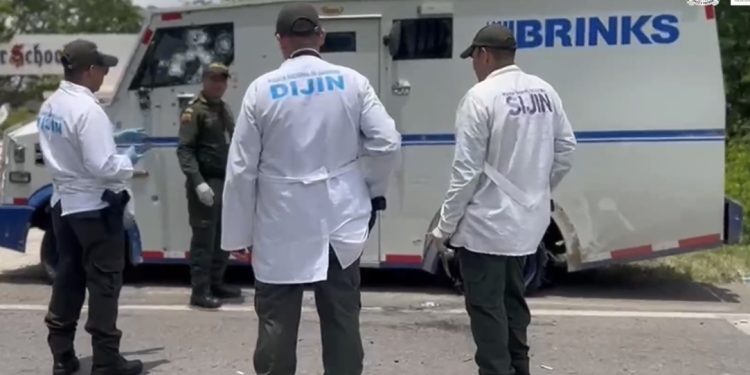 Envían a la cárcel a las cinco personas que participaron en el robo de un carro de valores en Valledupar