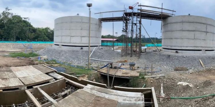 PTAR del Centro Poblado de Dinamarca va en 90% de ejecución