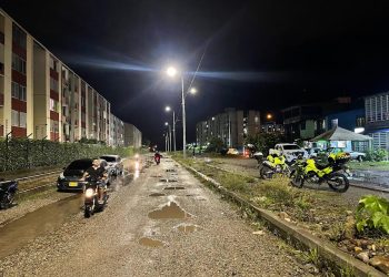 Alborada pone en funcionamiento la iluminación del primer tramo de la avenida colombia