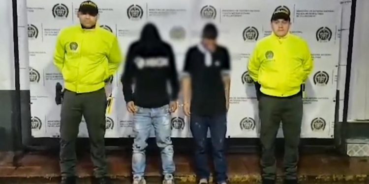 Autoridades capturarón en Villavicencio y Restrepo a «Cerafín» y «Rolo» por hurto calificado y agravado