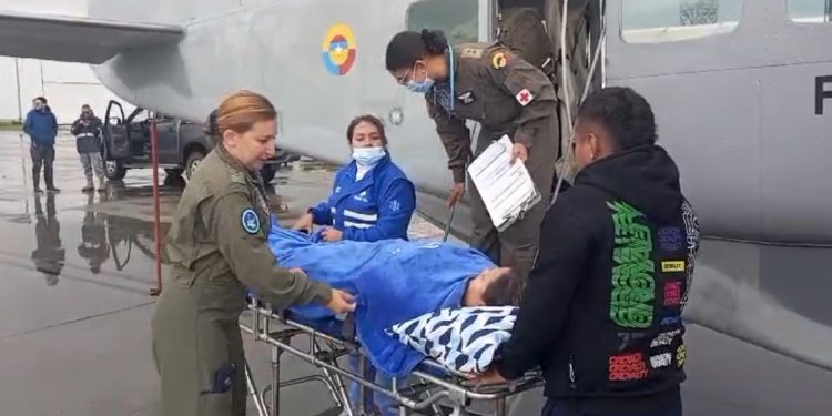 Mujer con complicaciones médicas en Cumaribo, Vichada fue trasladada a Bogotá