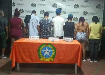 Nueve hombres fueron capturados por los delitos de concierto para delinquir agravado en la capital del Meta