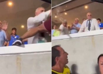 Dirigentes de Uruguay también atacaron a hinchas de Colombia