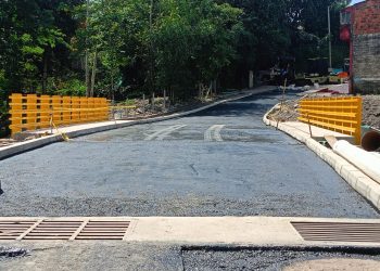 Culminan trabajos de construcción en el puente del parque infantil