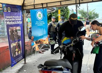 Más de 900 motos han sido marcadas en campañas contra el hurto de vehículos