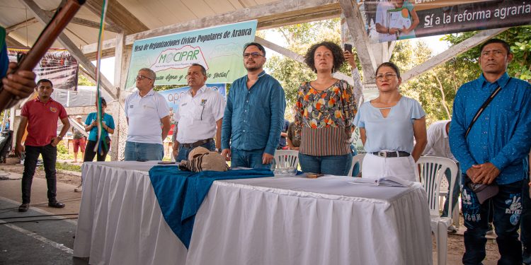 “Aquí la Reforma Agraria avanza en la medida en que loscampesinos no suelten”: Felipe Harman, durante la Misión Arauca