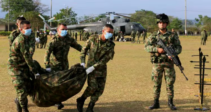 Revelan video del momento exacto en que guerrilleros del ELN atacaron una garita del Ejército en Tame, Arauca