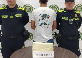Policía sorprendió a dos hombres con sustancias en el barrio Jordán y La Esperanza en Villavicencio
