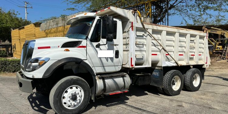 Volqueta hurtada anoche en Aguazul, fue recuperada en Norte de Santander