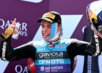 David Alonso conquistó la ‘pole position’ en Moto3 en Barcelona