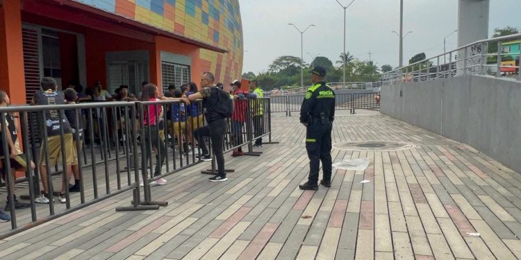 ¡Todo listo para la seguridad del partido!