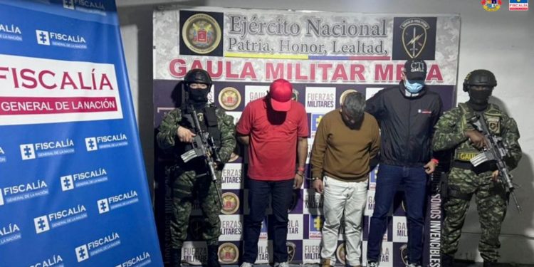 En Meta fueron asegurados dos hombres que habrían extorsionado a un comerciante