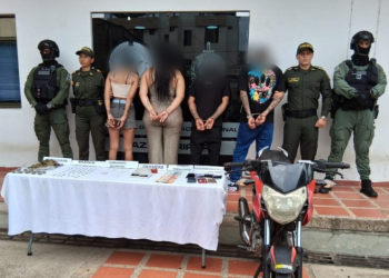 Cuatro personas detenidas por tráfico de estupefacientes en el norte de Casanare