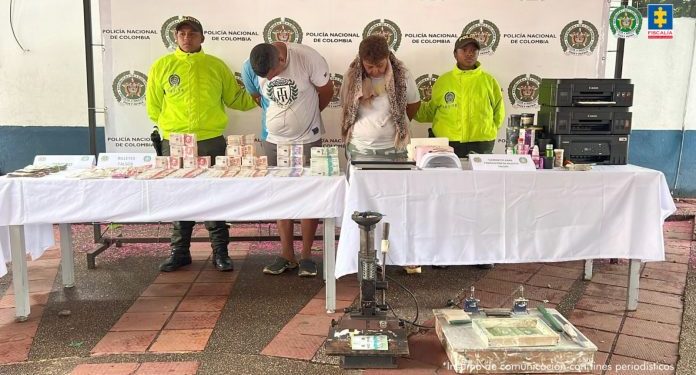 Presuntos responsables de la fabricación de billetes falsos en Meta fueron capturados