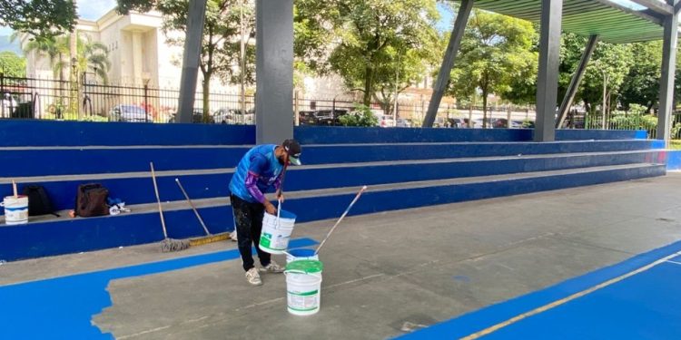 La Alcaldía de Villavicencio realiza remodelación de escenarios deportivos