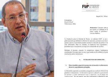 FLIP advierte que denuncia del alcalde Alexander Baquero contra el periodista Steven Liévano puede constituir acoso judicial